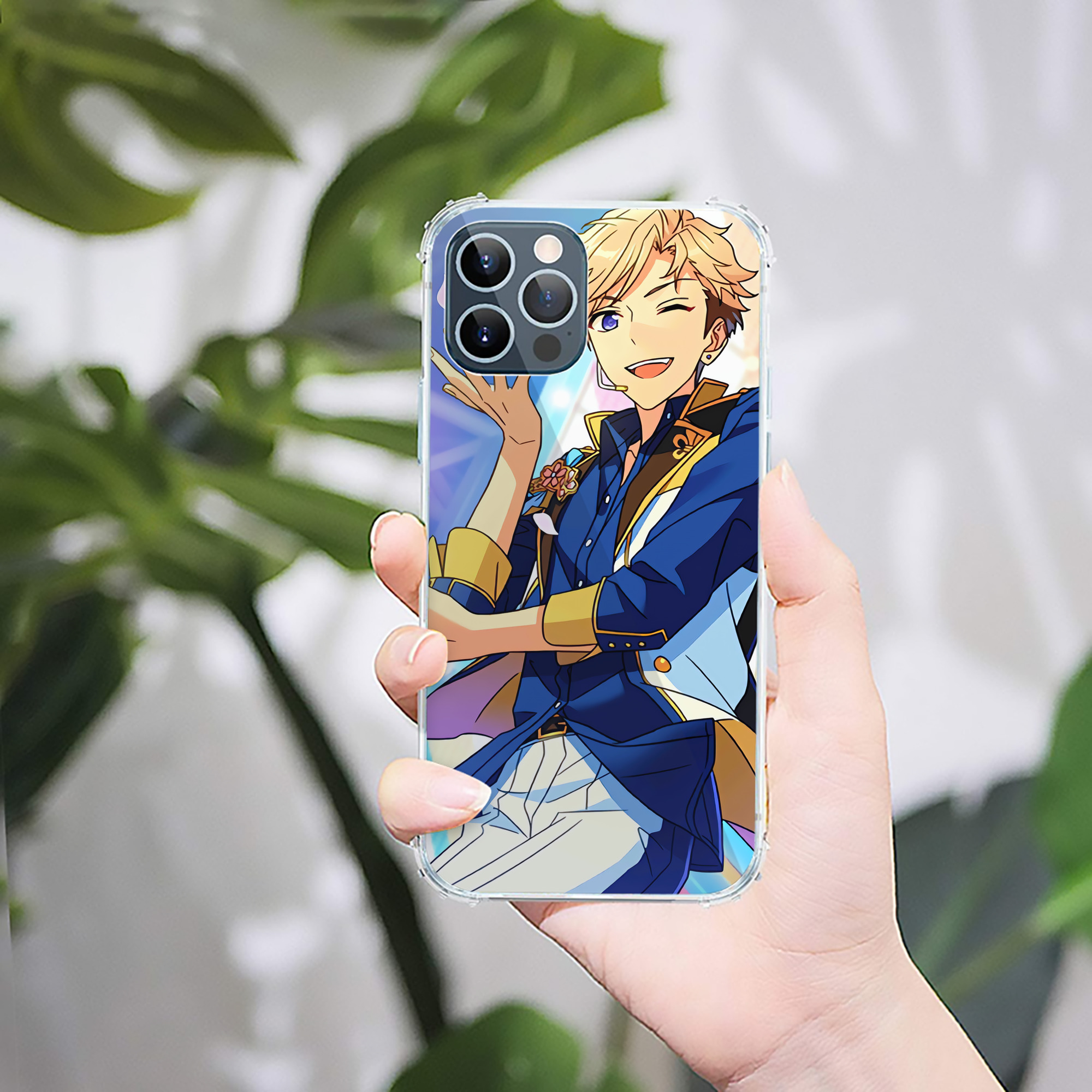 （画像用） あんさんぶるスターズ! Ensemble Stars 【iPhone 12シリーズ対応】透明スマホケース（クリアソフトケース）